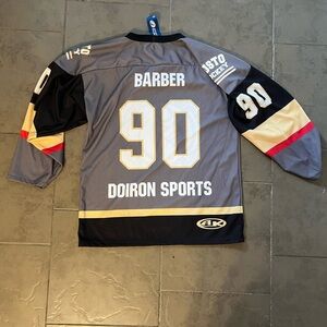 Gray Pavel Barber Hockey Jersey